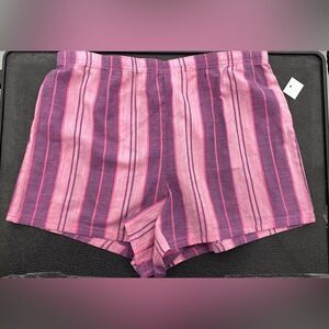 3For$20 Abound Shorts Purple stripes size small